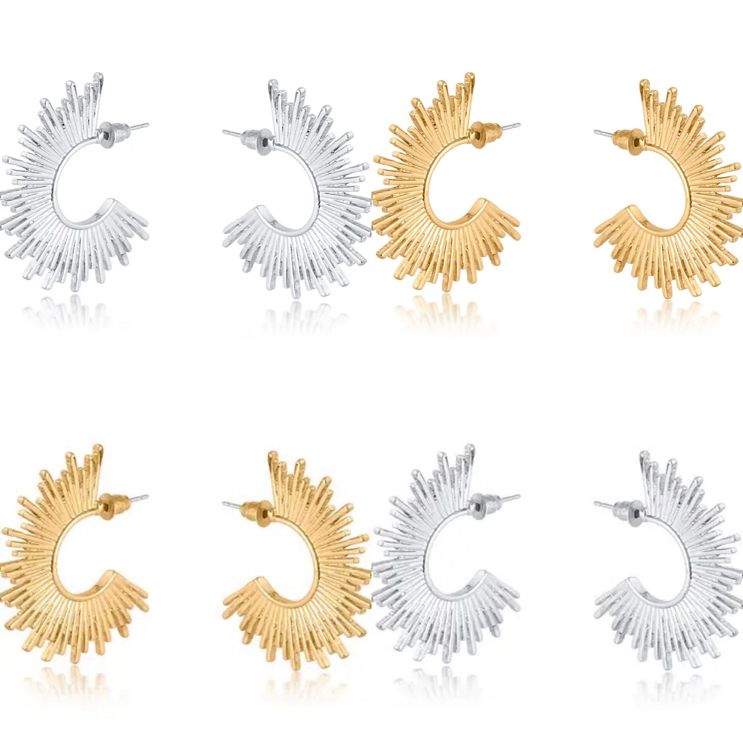 Sunburst earrings - Amanda