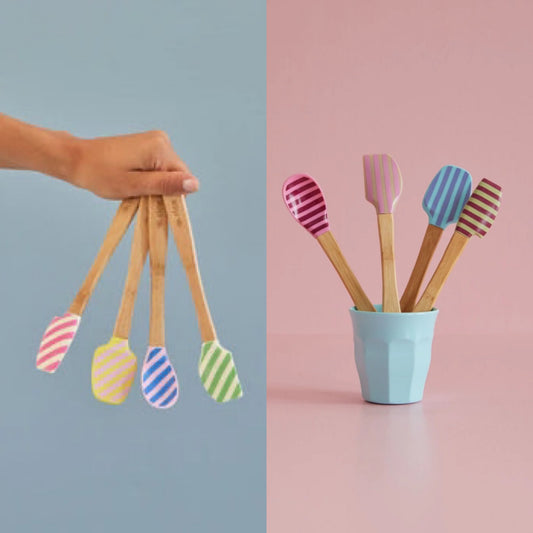 Stripy silicone scrapers