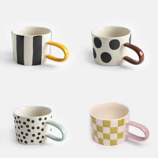 Ceramic mug - long handle