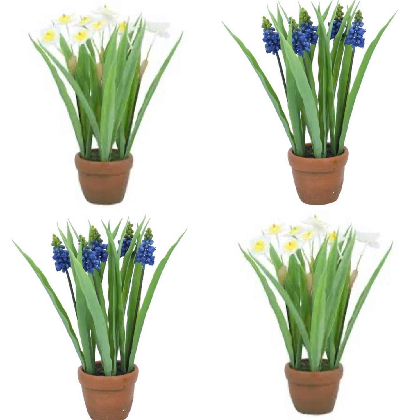 Fake plants in pot