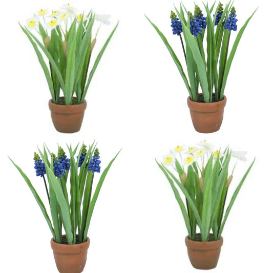 Fake plants in pot