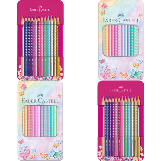 Faber Castell colour pencil sparkle tin