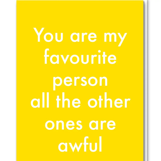 Favourite person