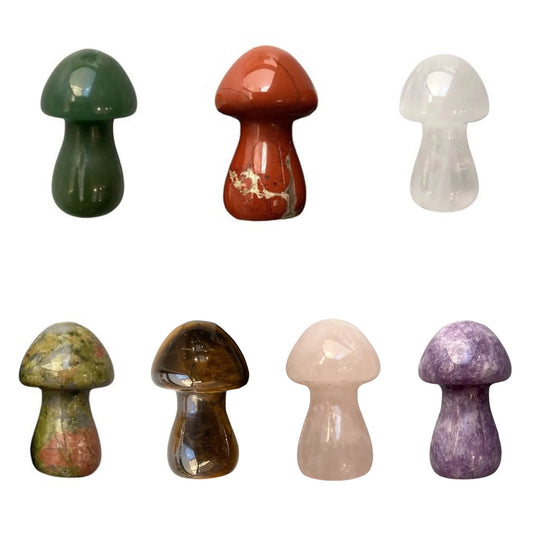 Mushroom crystals - 3.5cm