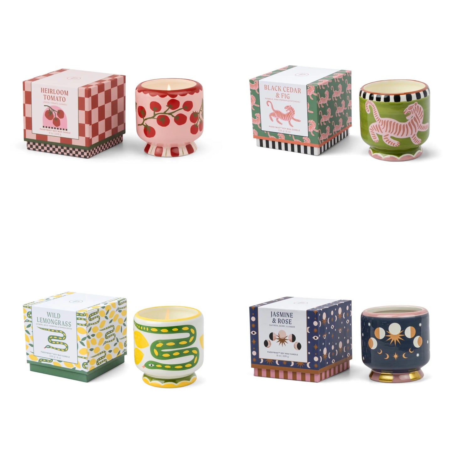 Ceramic scented candle