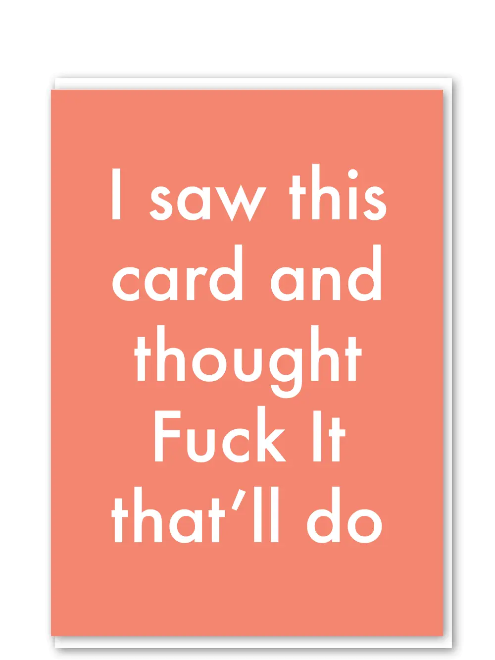 Fuck it