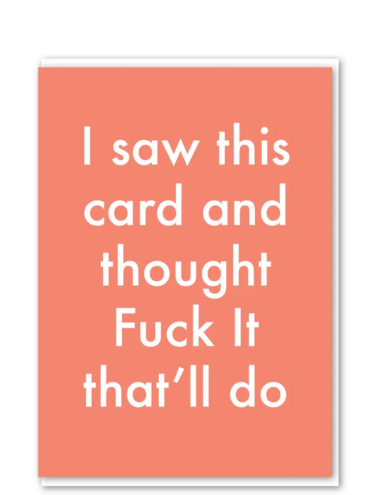 Fuck it