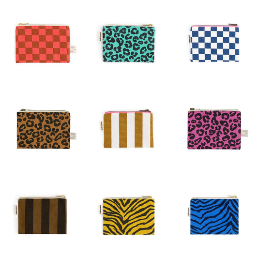 Patterned Cotton purse