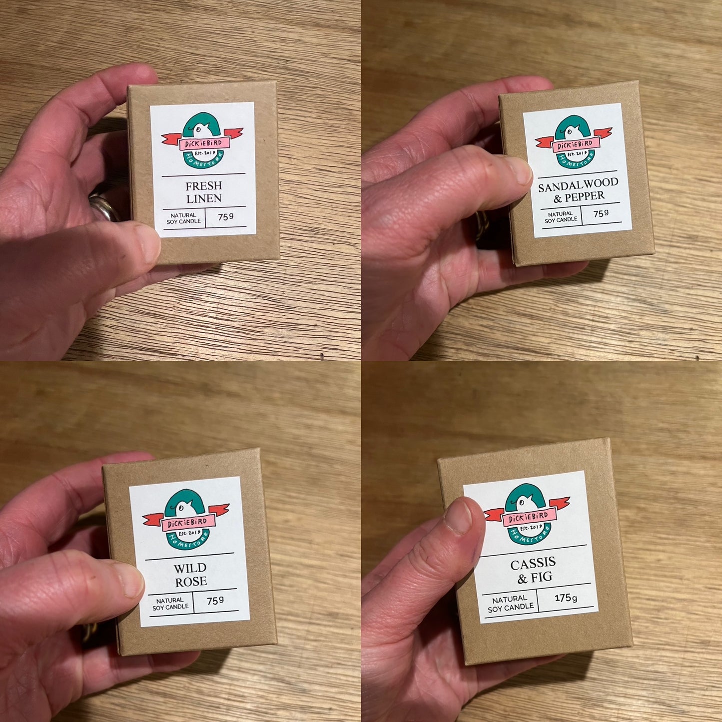 DickieBird scented candles - small