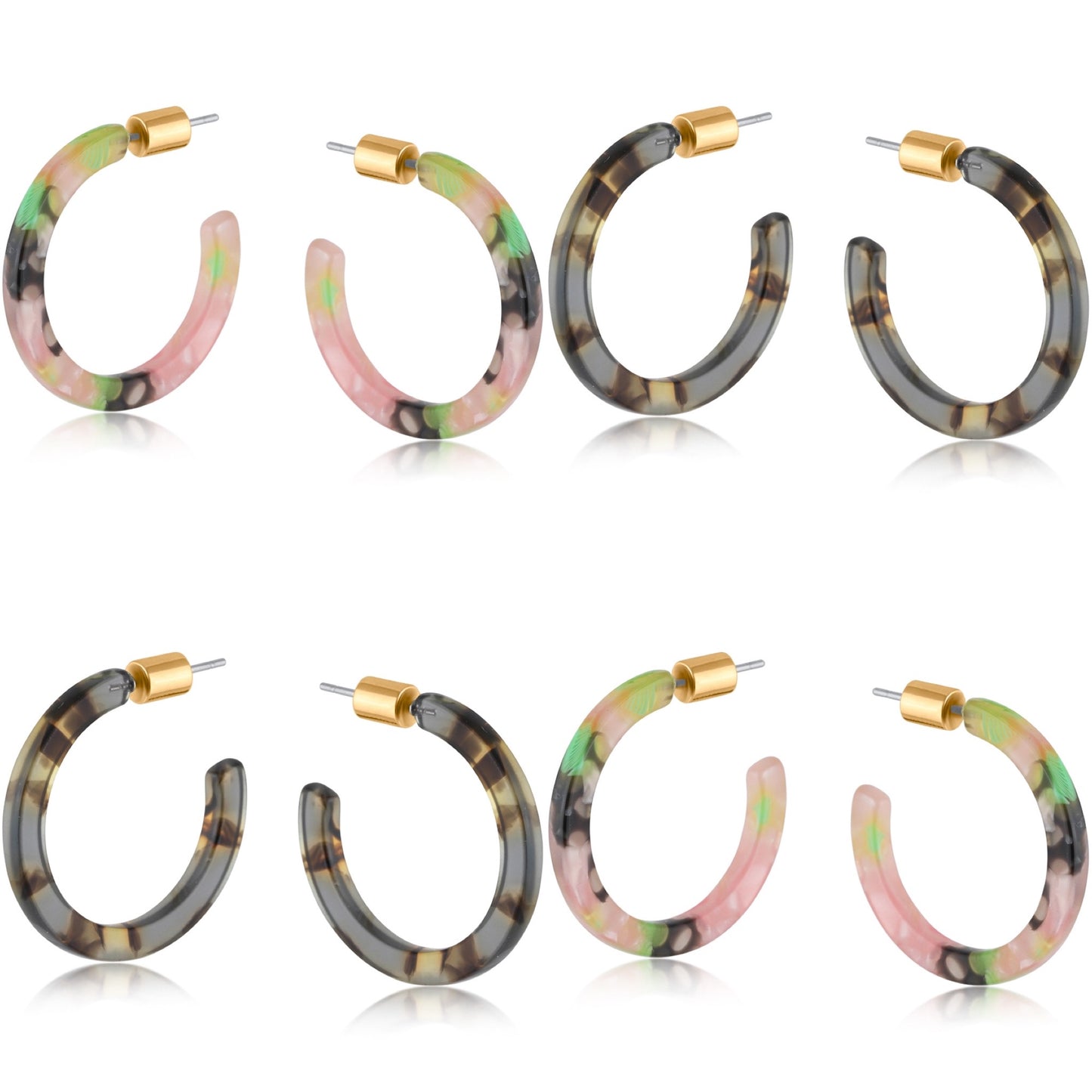 Resin hoops - Ilona
