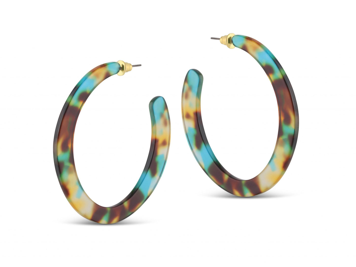 Olivia resin hoops