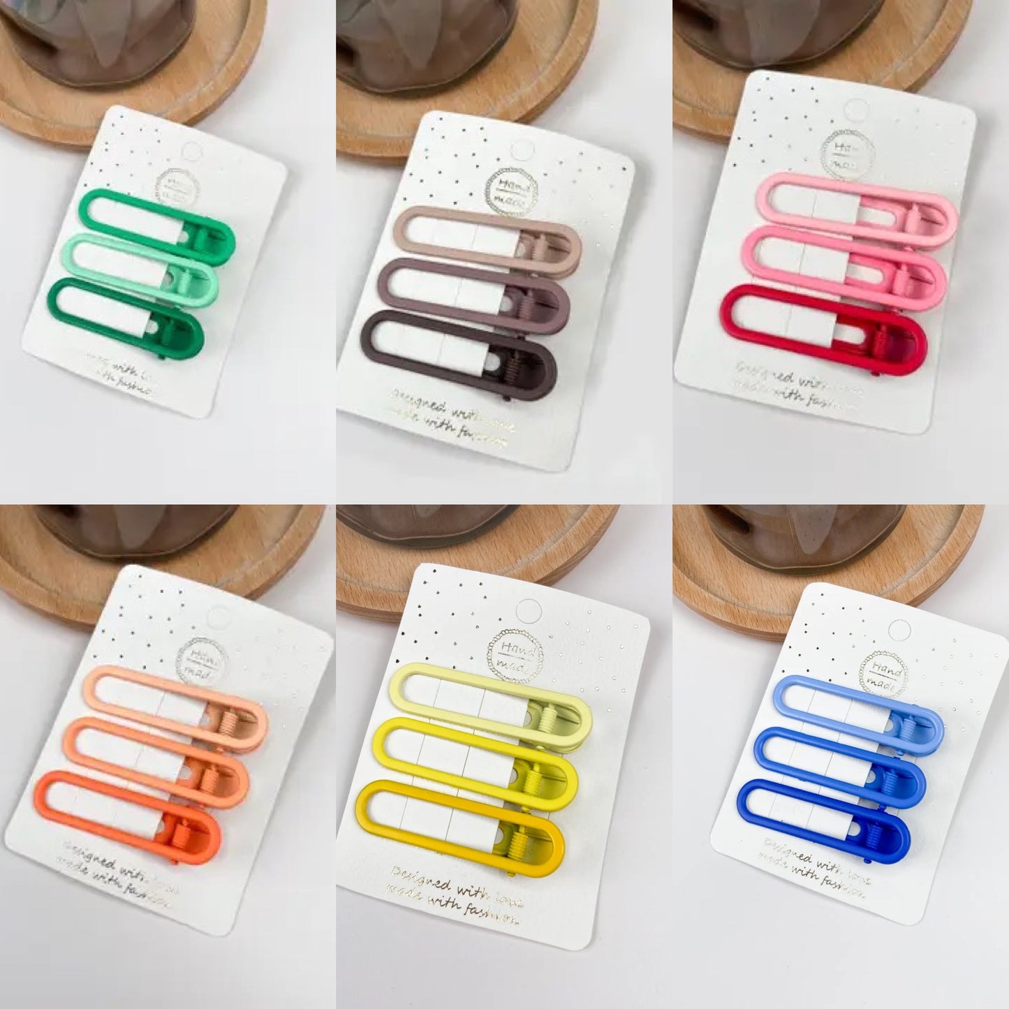 Set of 3 hairclips
