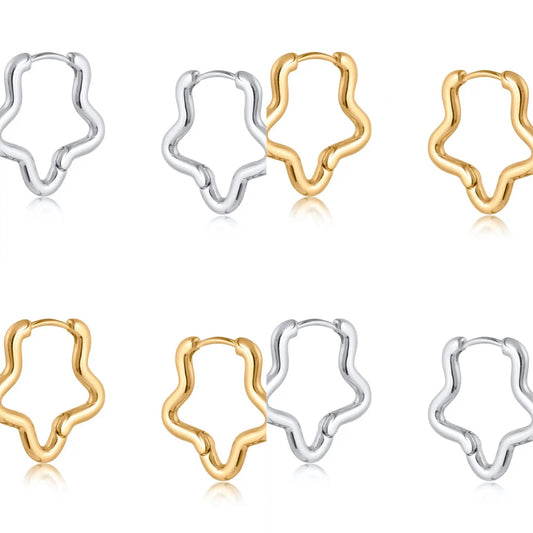 Squiggle hoops - Soraya