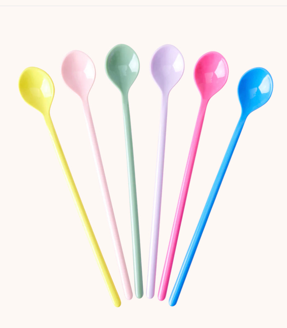 Melamine latte spoons