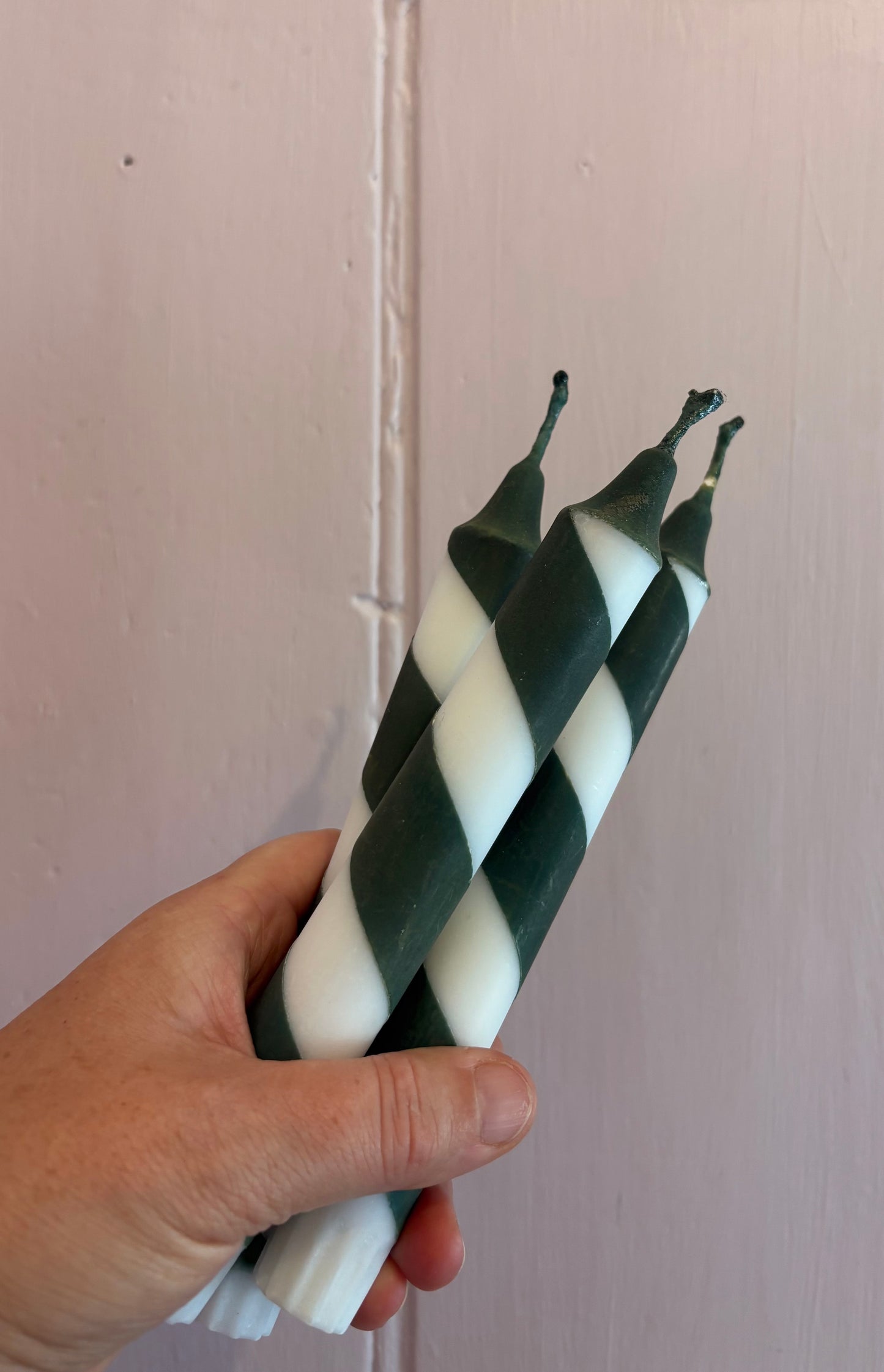 Stripy candles