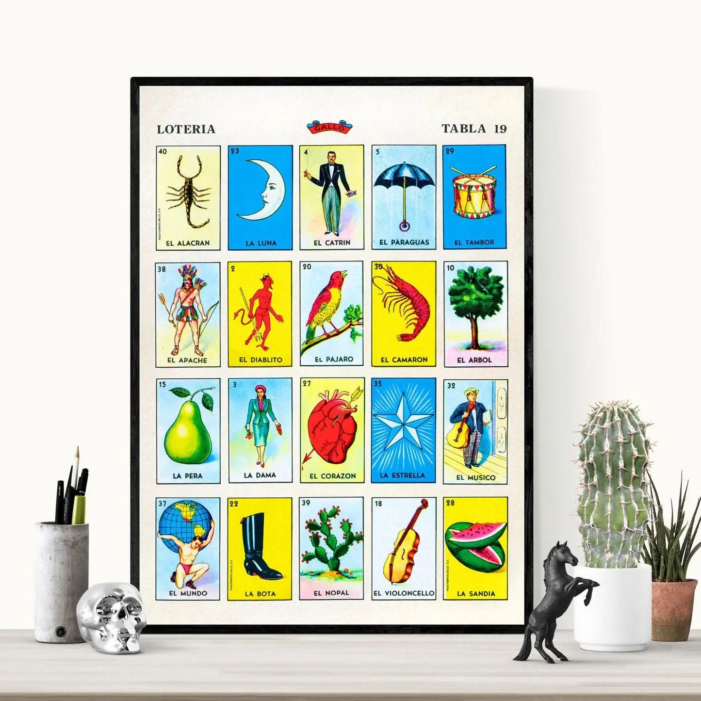 Mexican Lottery A3 print