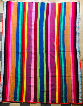 Peruvian frazada rug - No.22