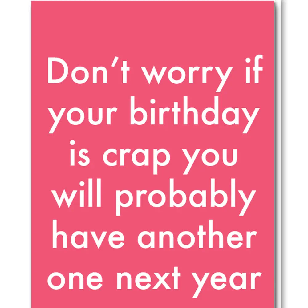 Crap birthday