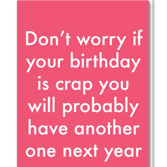 Crap birthday