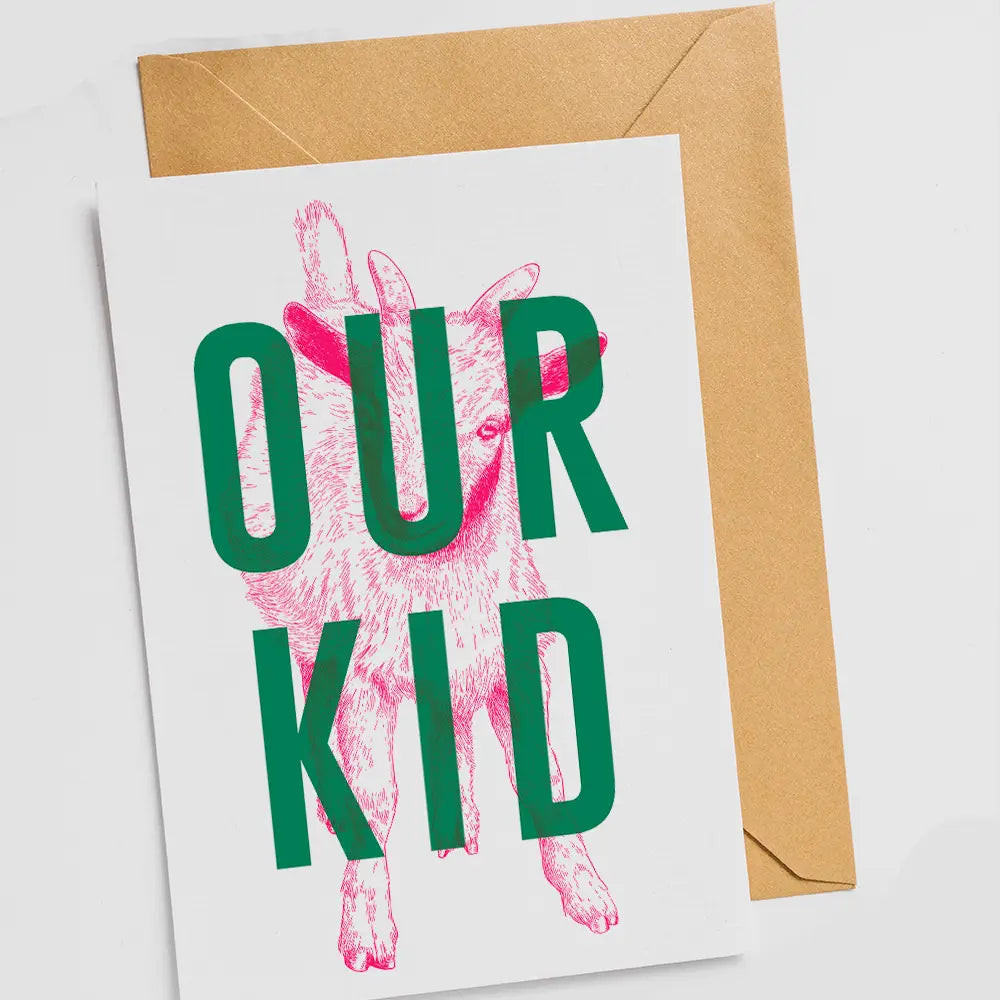 Our kid greetings card