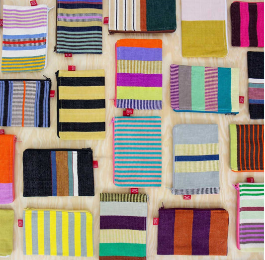 Stripy purse
