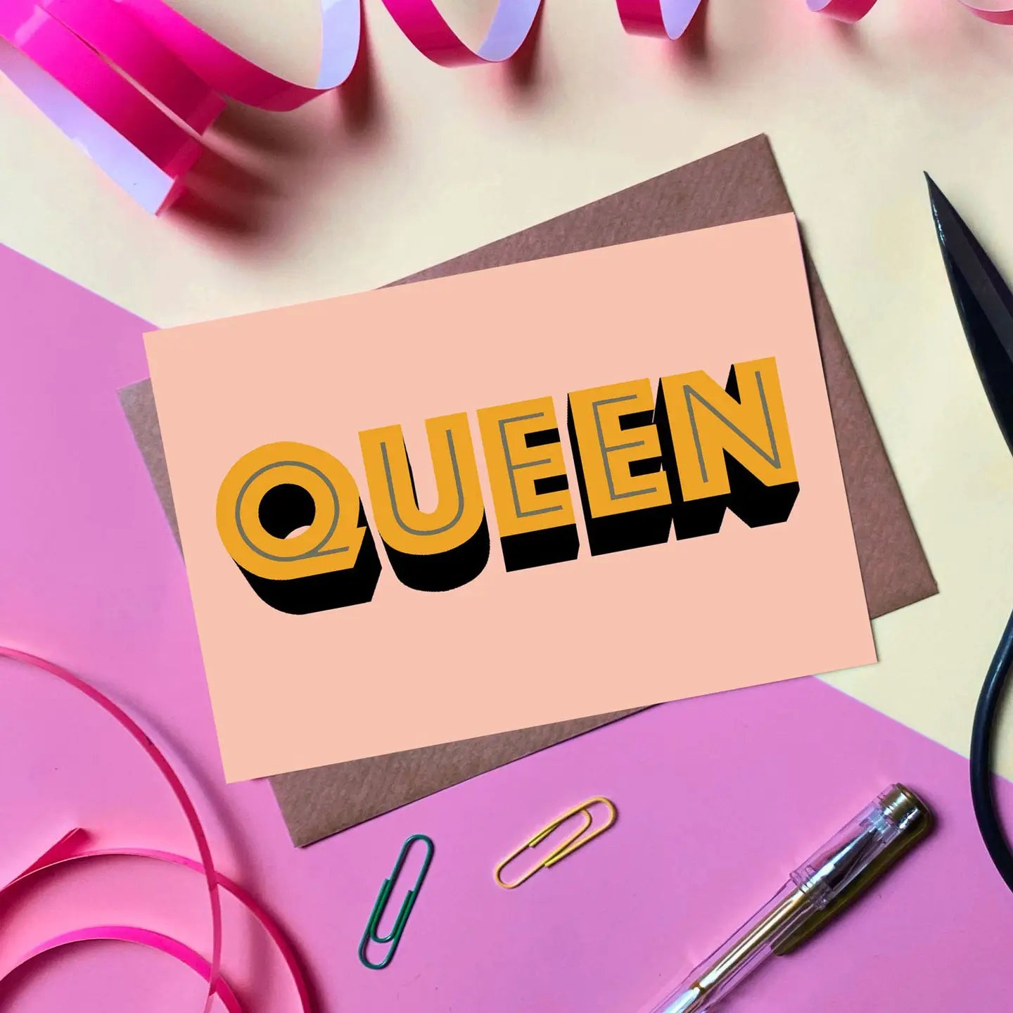 Queen greetings card
