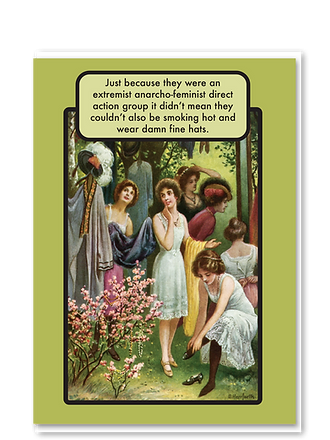 Anarcho-feminist card