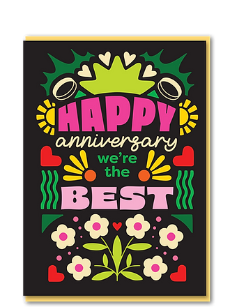We’re the best anniversary card