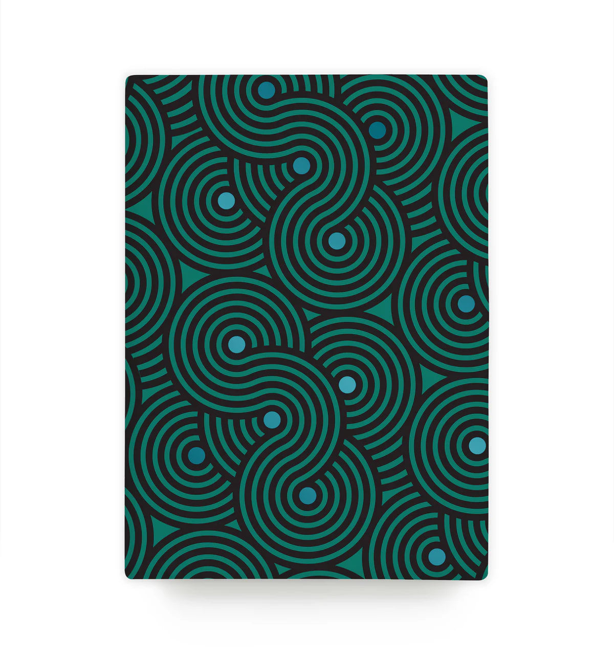 Swirly green and black wrap