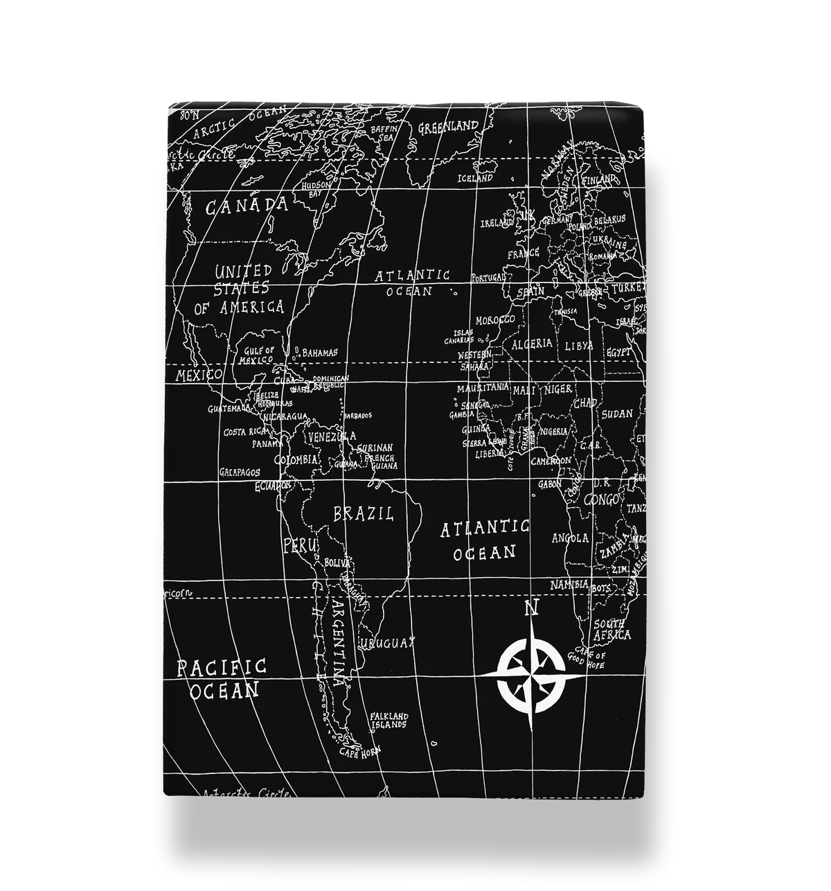 World map wrap