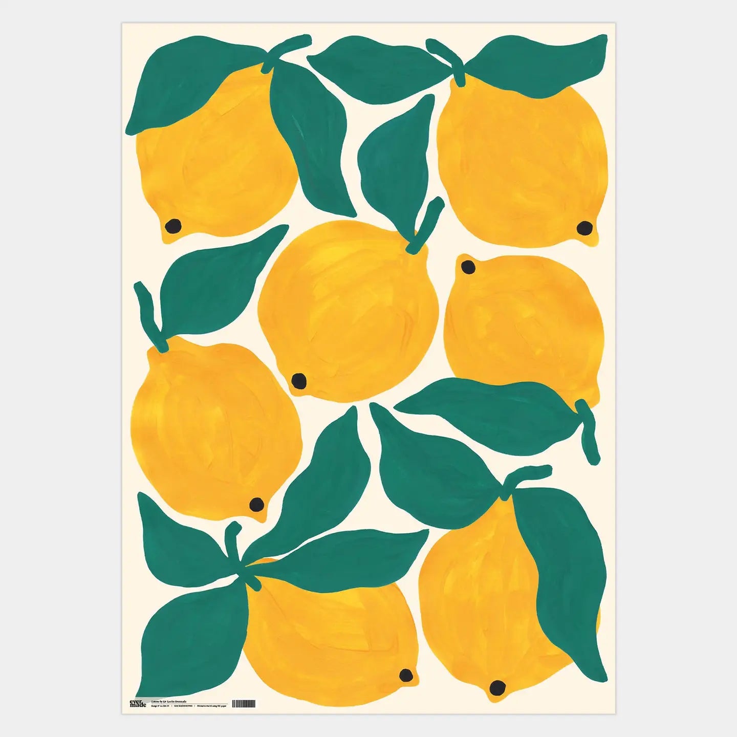 Lemons gift wrap