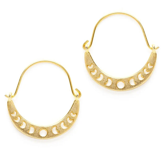 Phases of the moon earrings