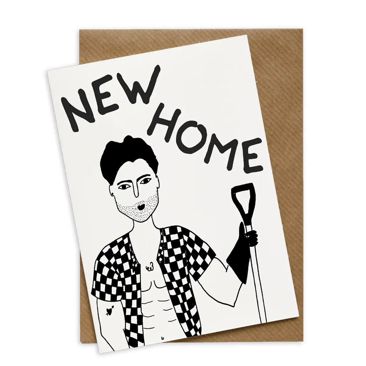 New home gardener greetings card