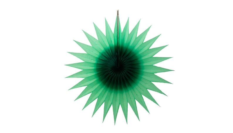 Two tone paper fan
