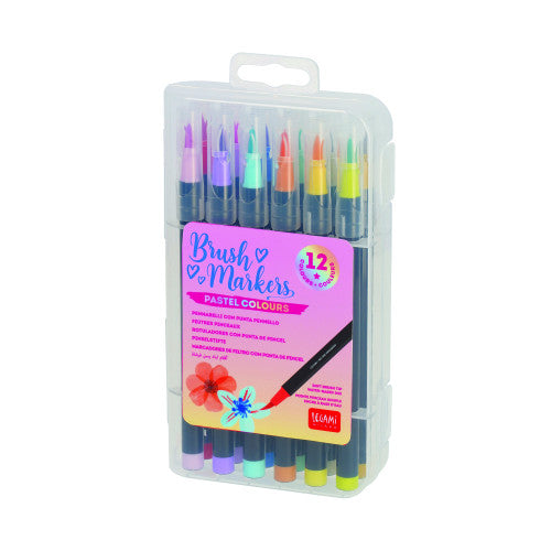 Set of 12 Brush markers