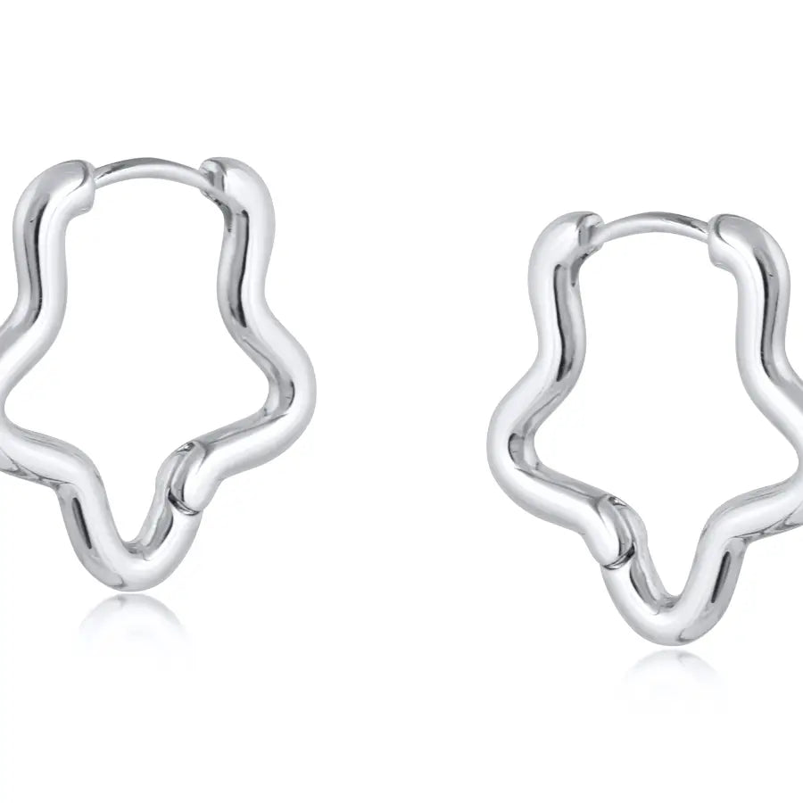 Squiggle hoops - Soraya