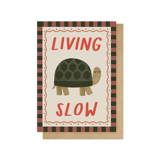 Living slow greetings card
