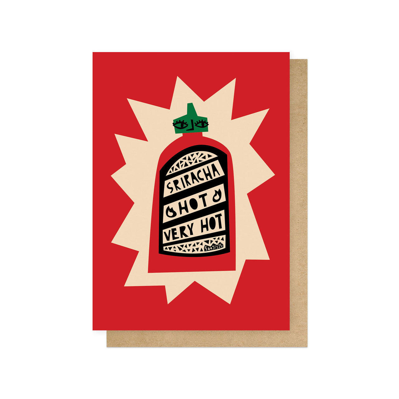 Sriracha greetings card
