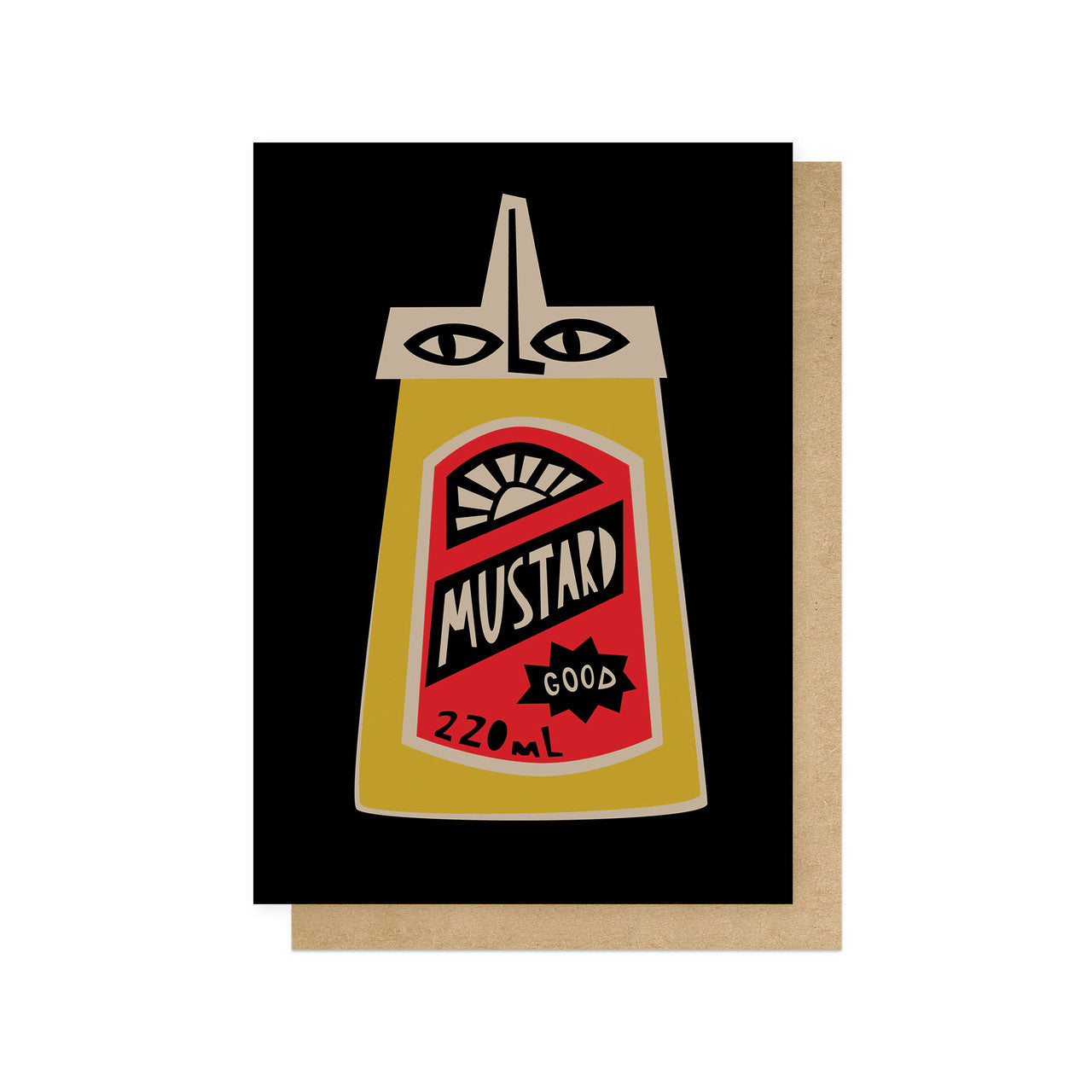 Mustard greetings card