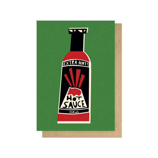 Hot sauce greetings card
