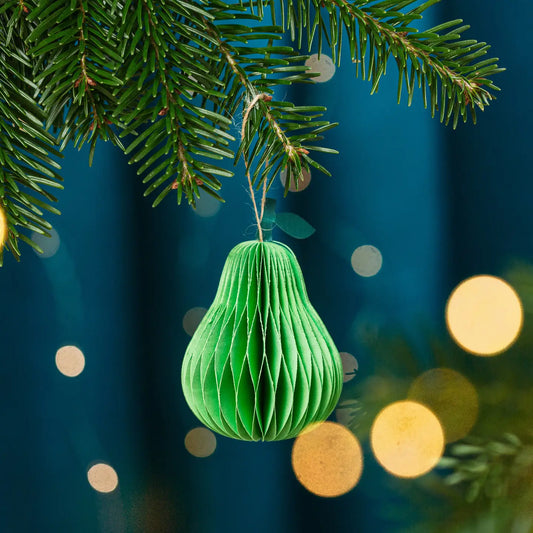 Pear honeycomb hanging decoration