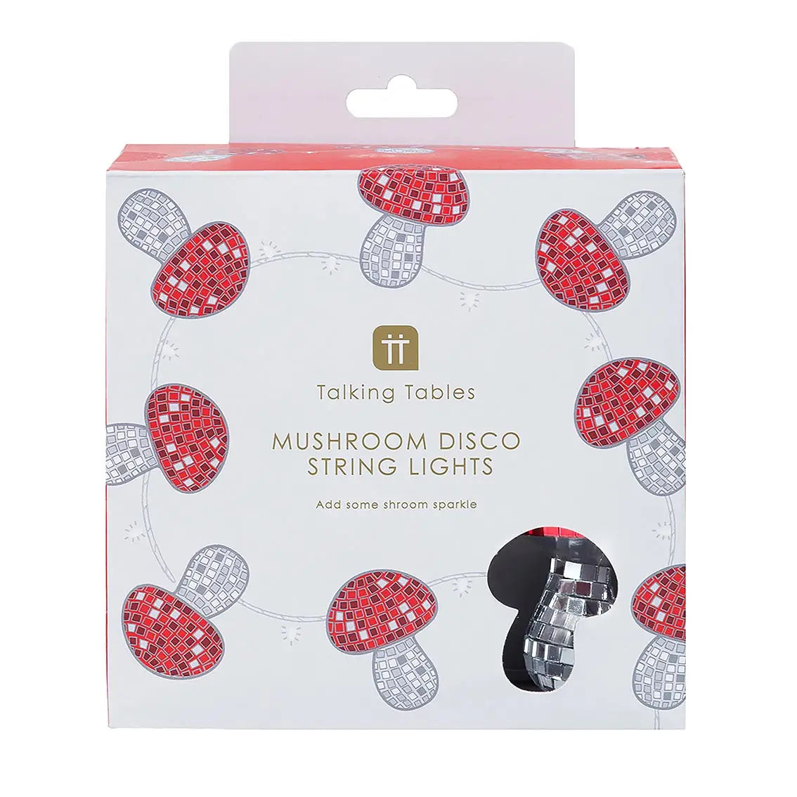 Mushroom disco string lights