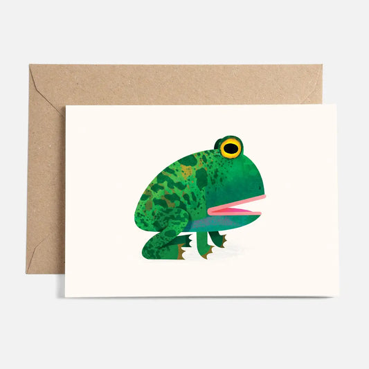 Toad greetings card
