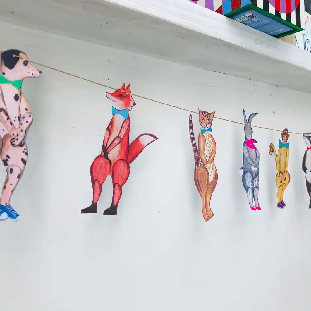 Animal parade garland