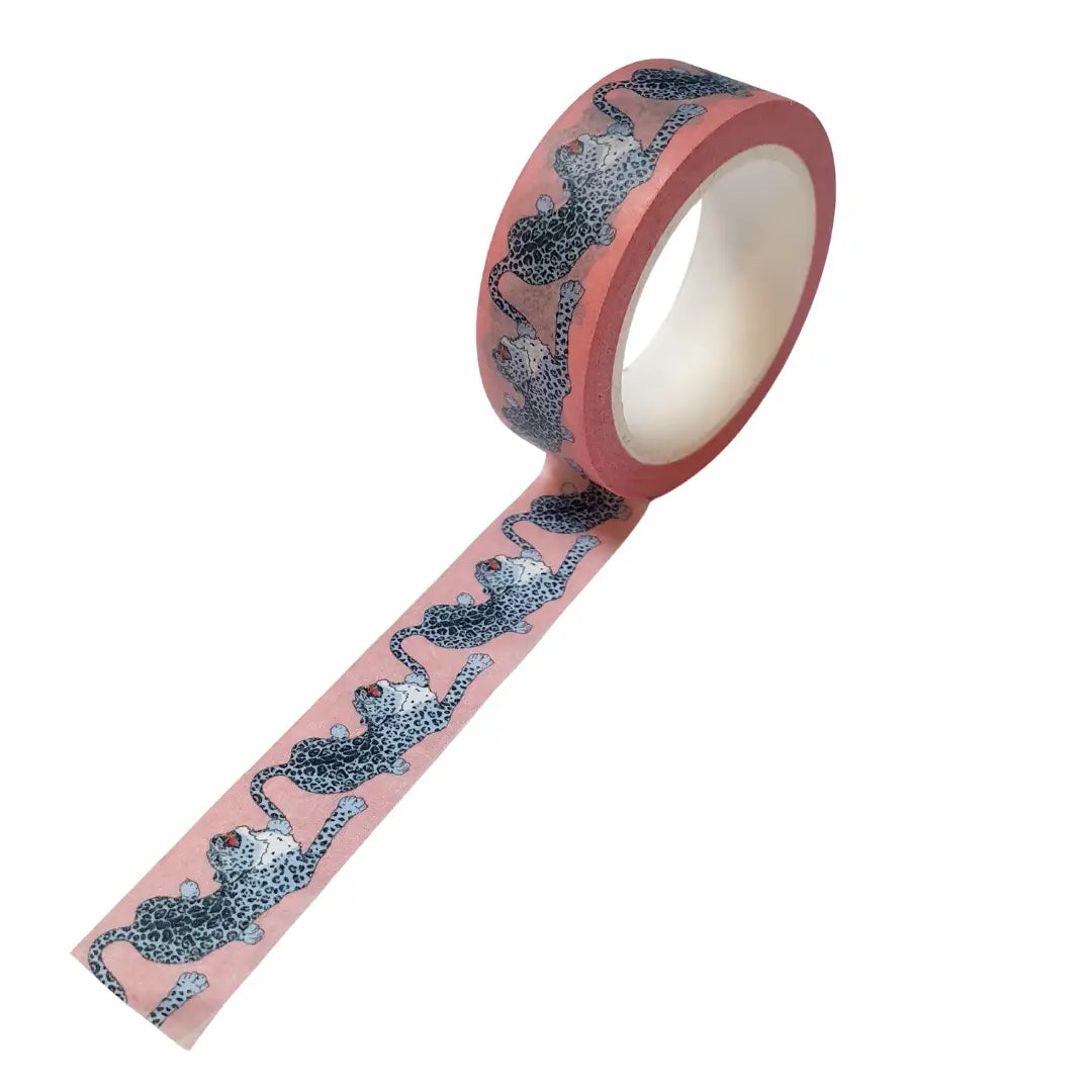 Prowling leopard washi tape
