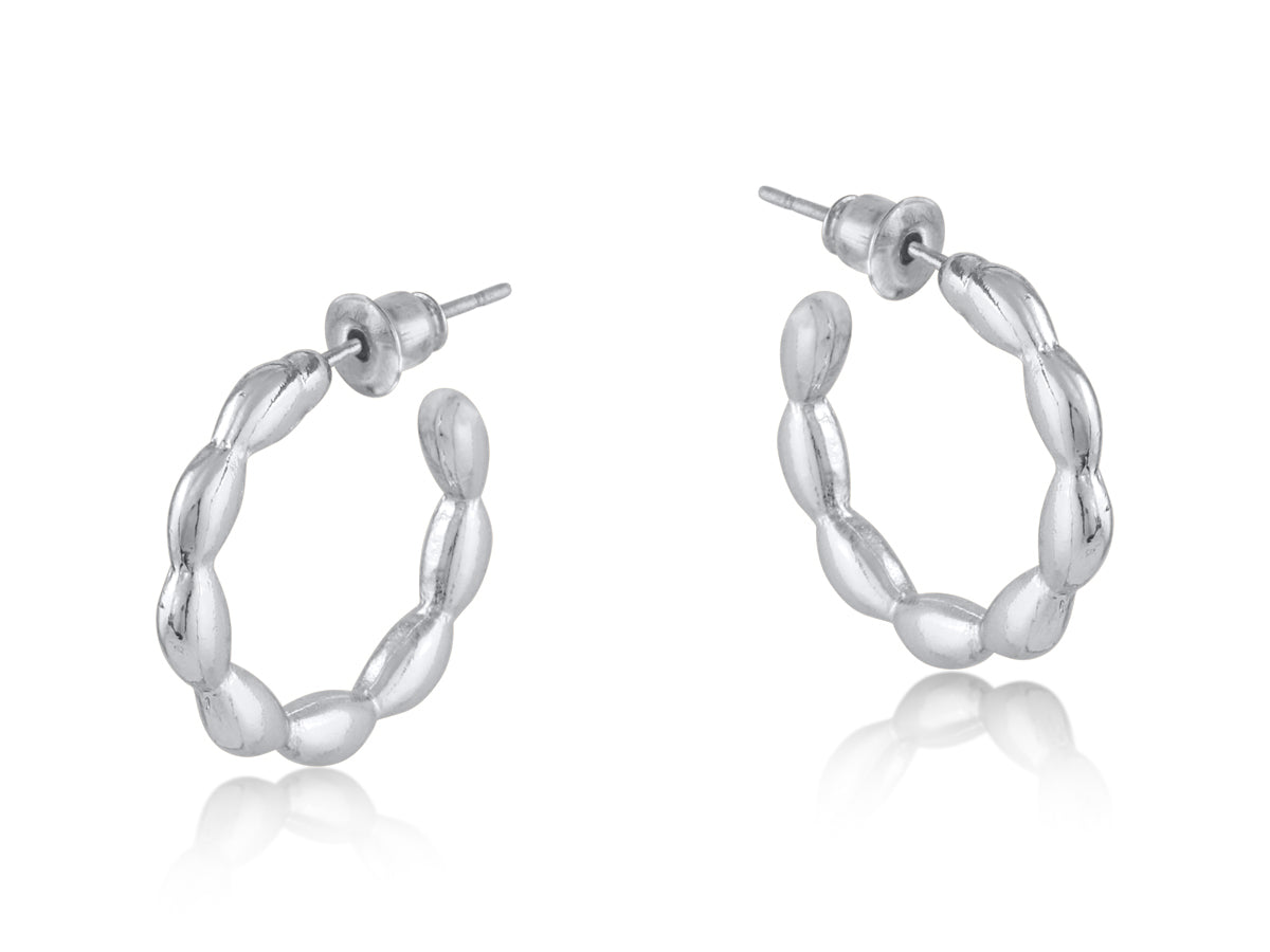 Dotted hoop earrings - Layla