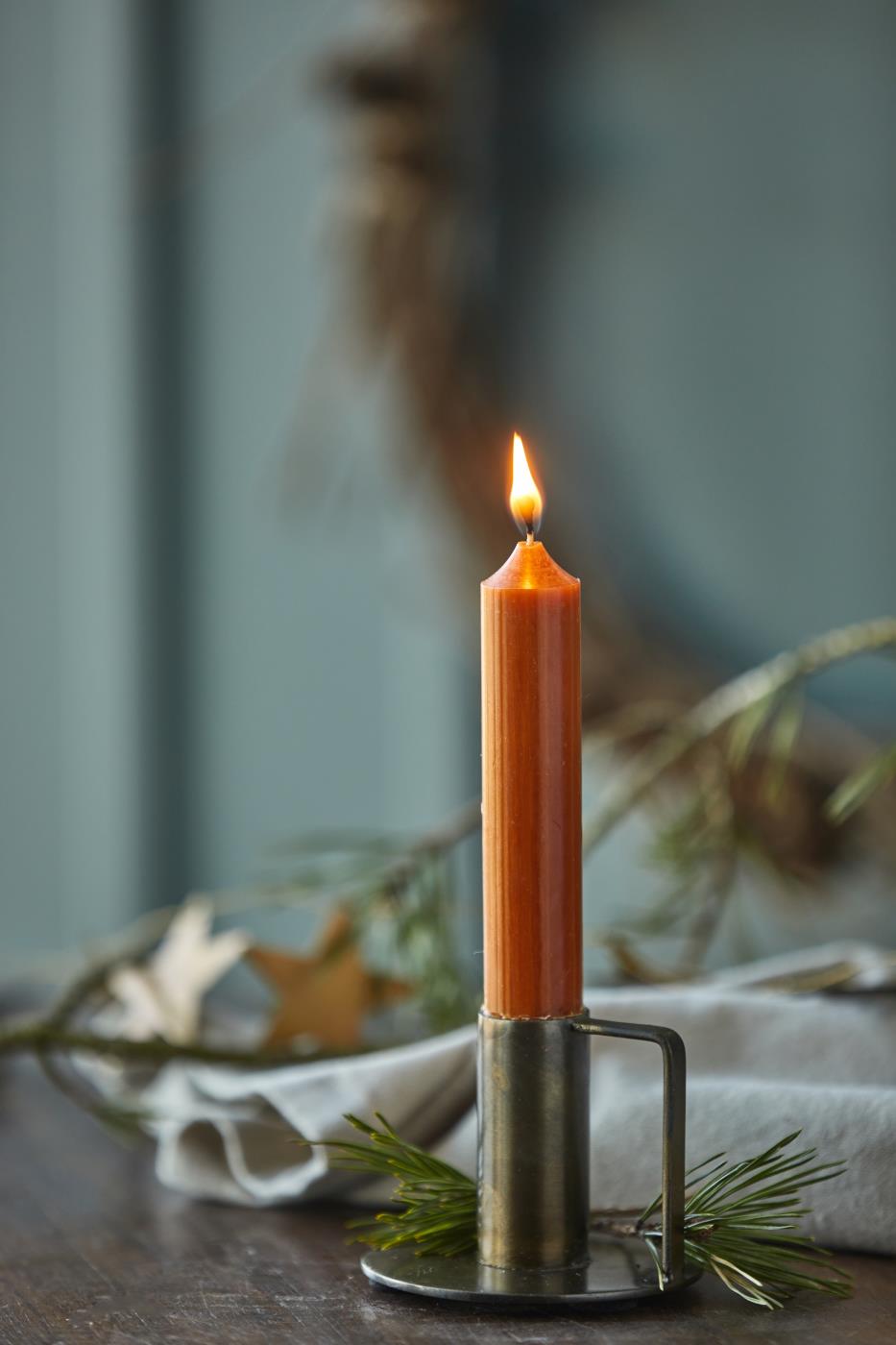 Short dinner candles - bundle of 6