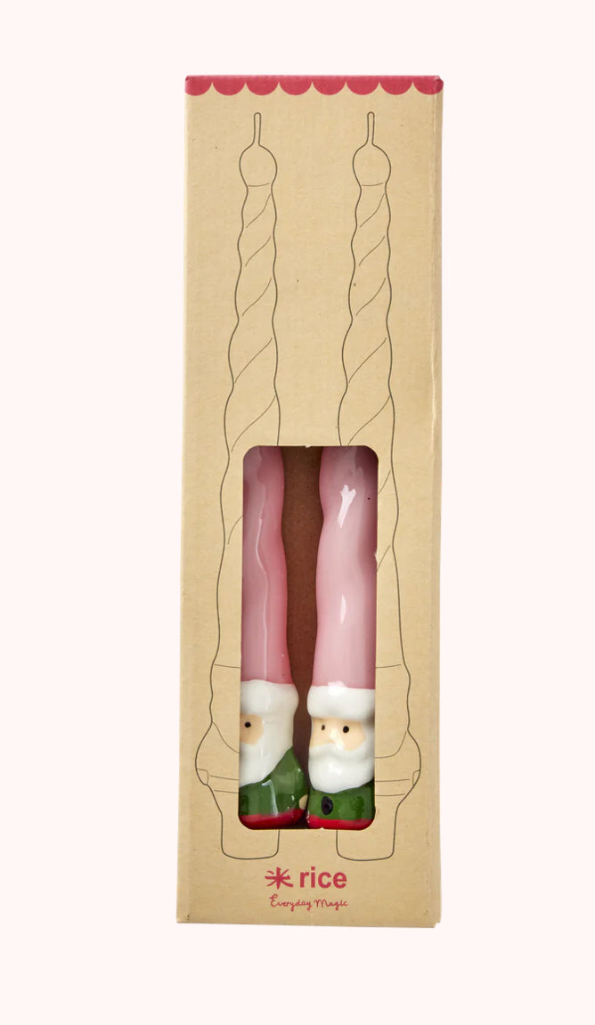 Father Christmas candles