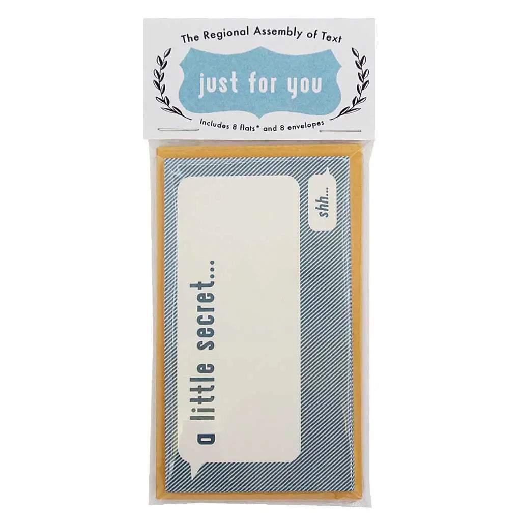 Little secrets notecards and envelopes