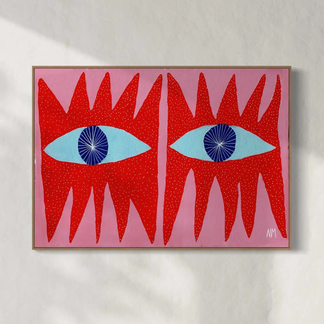 Red eyes A5 print
